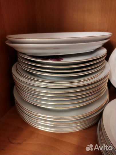 Сервиз столовый Кольдиц ГДР на 6 персон