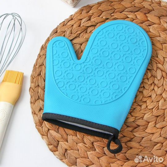 Рукавица силиконовая для горячего Доляна Профи», 2