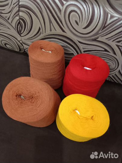 Пряжа для вязания, 100% шерсть