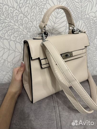 Сумка женская бежевая