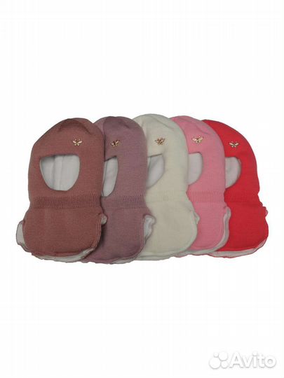 Шапка шлем для девочки