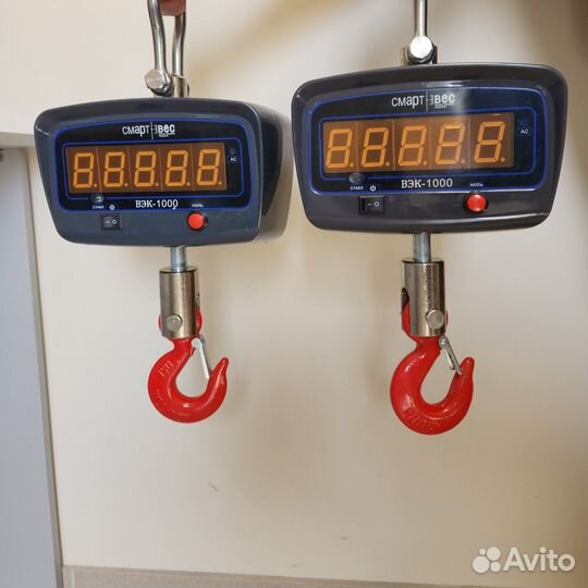 Легкие крановые весы до 1 т., Пульт и Гарантия