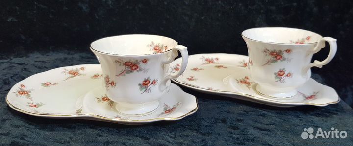 Две пары чайных пар), фарфор, Англия, 90е