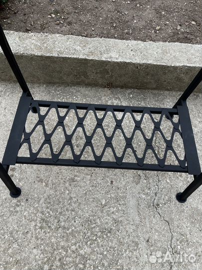Классный мангал на подарок с полкой 3 мм дровница