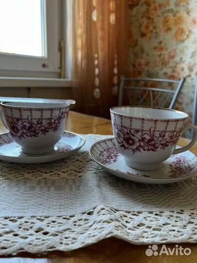 Кружки с блюдцами лфз