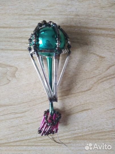 Ёлoчная игрушка СССР- стеклярус