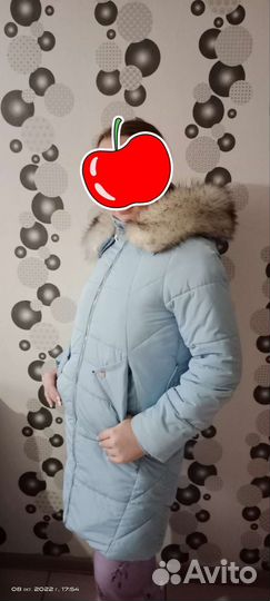 Пуховик женский подростковый