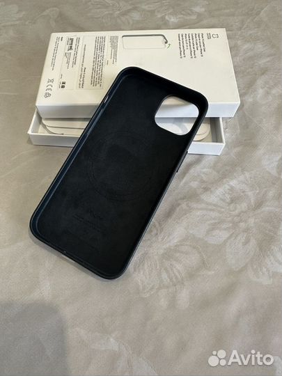 Кожаный чехол на iPhone 13 Оригинал