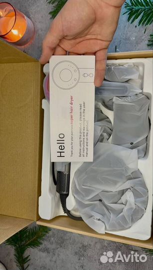 Dyson фен без гравировок