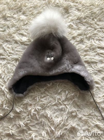 Меховая шапка 2-3 года