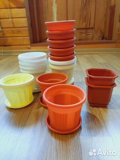 Цветочные горшки б/у