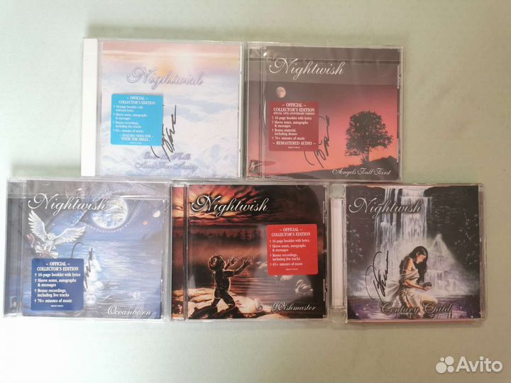 Nightwish коллекция cd, автографы Тарии