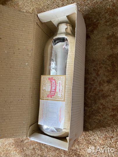 Стеклянная колба для термоса