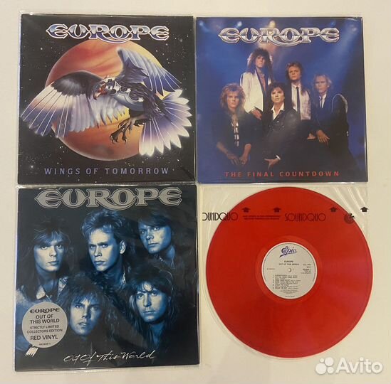 Europe, виниловые пластинки
