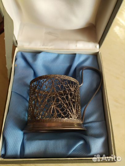 Подстаканник СССР. Филигрань. Новый