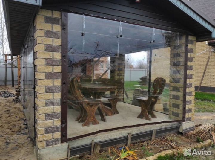 Мягкие окна из пвх пленки / не лопаются