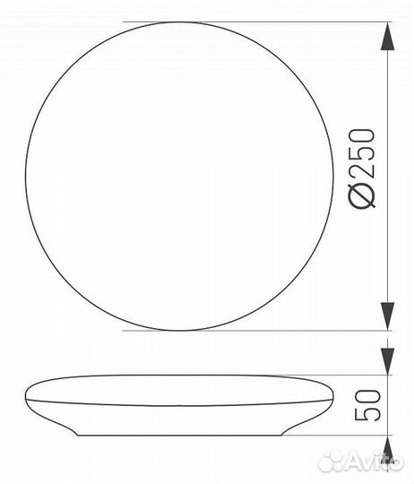 Накладной светильник Arlight Frisbee 030161