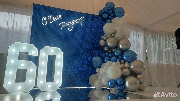 Фотозона для мужчины на юбилей