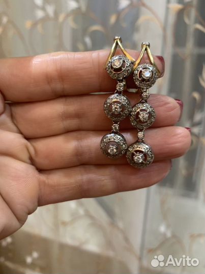 Серьги с бриллиантами