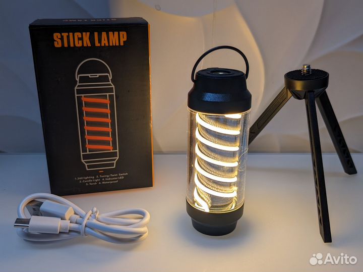 Кемпинговый ретро-фонарь (лампа Эдисона)