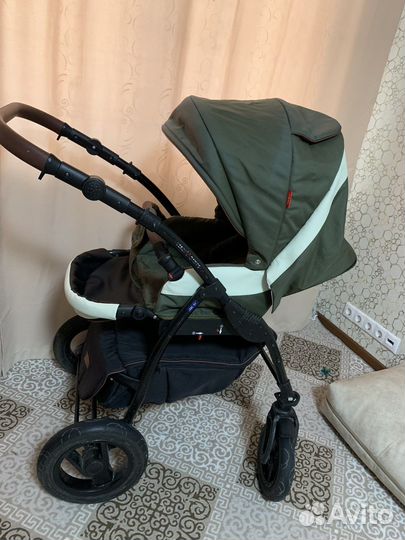 Коляска 3 в 1 Verdi Optima в цвете хаки