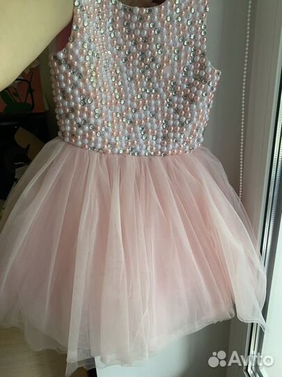 Нарядное платье для девочки 110 116