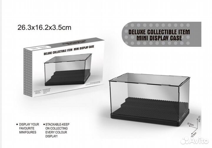 Витрина для конструктора и хранения фигурок lego