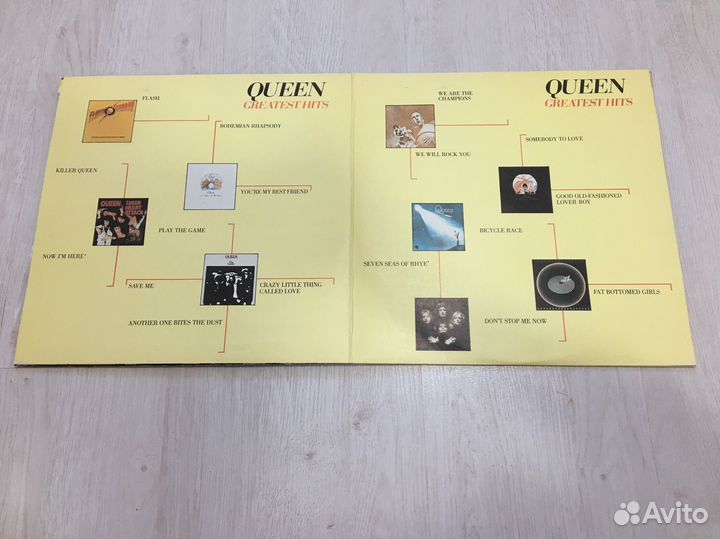Queen Greatest Hits, двойной альбом, винил