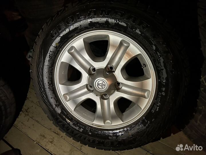 Колеса тойота Yokohama geolandar 285/60/R18