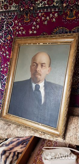 Портрет Ленина (холст, масло)