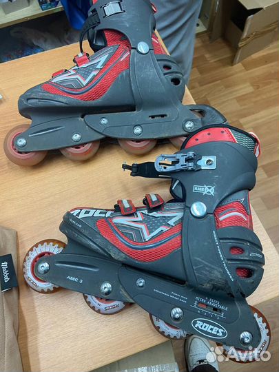 Ролики раздвижные 36-40 размер roces