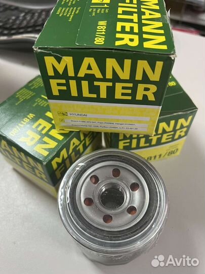 Фильтр масляный Mann-Filter W811/80