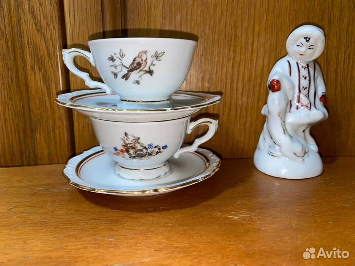 Чайные пары молочник кофейник ГДР вазочки лфз