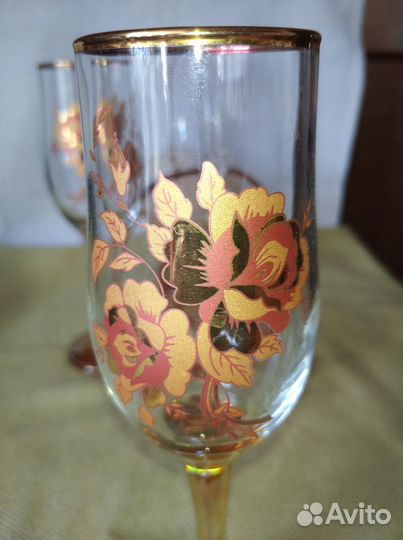 Посуда карамельное стекло СССР