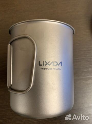 Кружка титановая, котелок, горелка