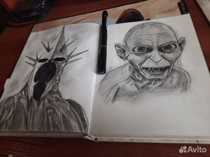 Портреты.Эскизы для тату, и другие работы