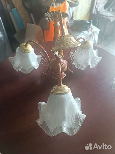 Люстра потолочная бу