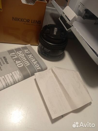 Объектив nikon 50mm f 1.4D af nikkor
