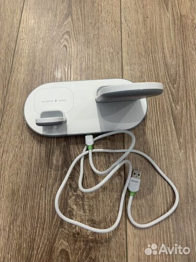 Беспроводна зарядка для техники apple 3в 1