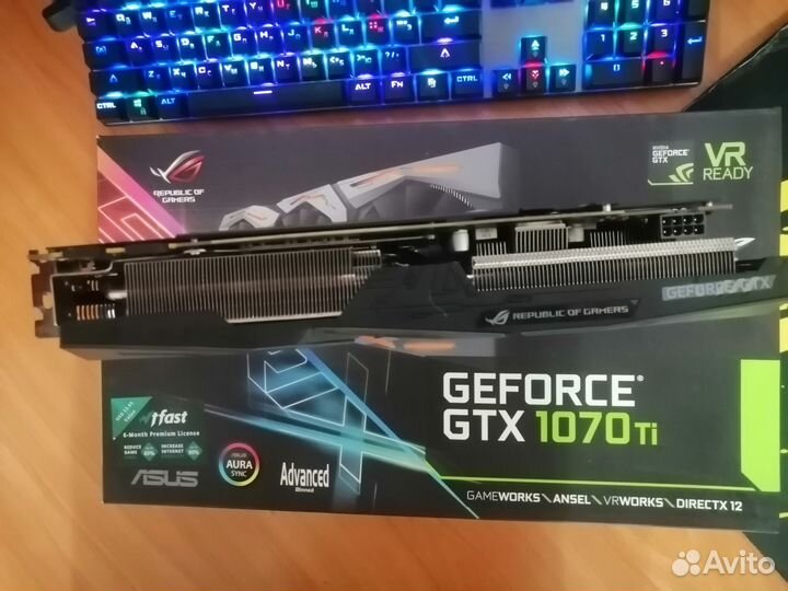 Видеокарта gtx 1070 ti 8gb