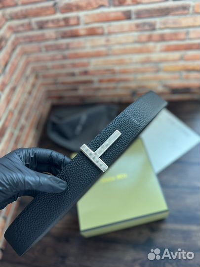 Мужской кожаный ремень Tom Ford