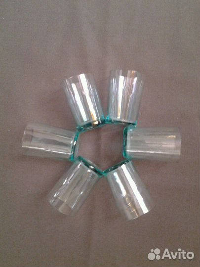 Винтаж. Цветной хрусталь / стекло