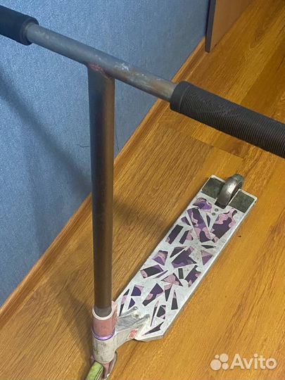 Трюковой самокат кастом парк