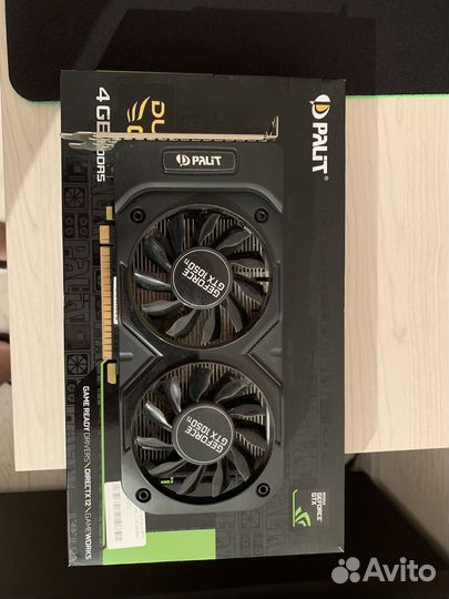 Видеокарта palit gtx 1050 ti dual oc