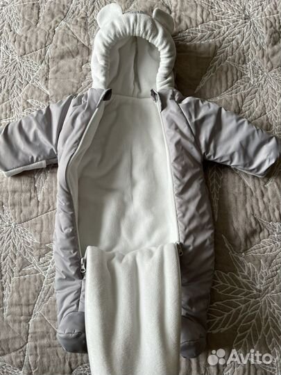 Комбинезон для малыша демисезонный, на флисе