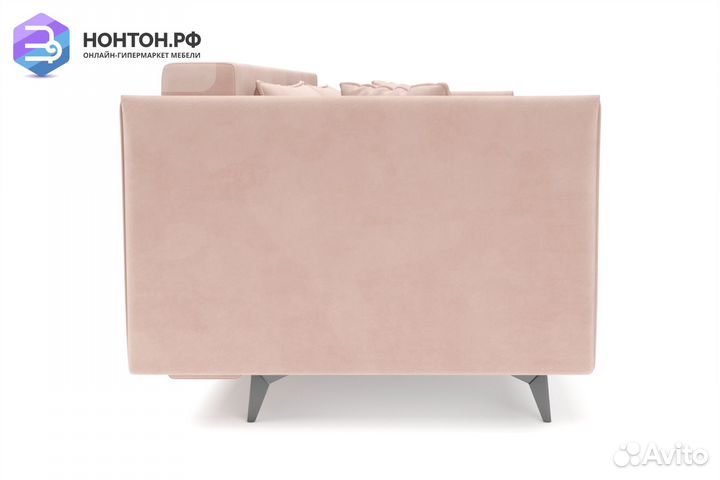 Диван тик-так Майами микровелюр бежевый