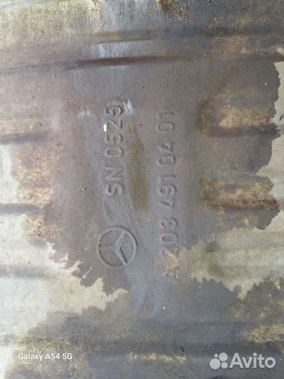 Глушитель mercedes w203