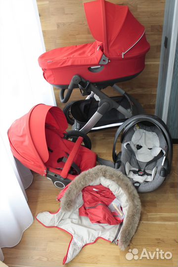 Коляска детская Stokke автолюлька зимний кит