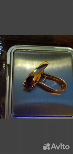 Золотые серьги СССР