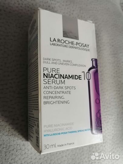 Сыворотка ля рош Позе niacinamide10 la roche posay